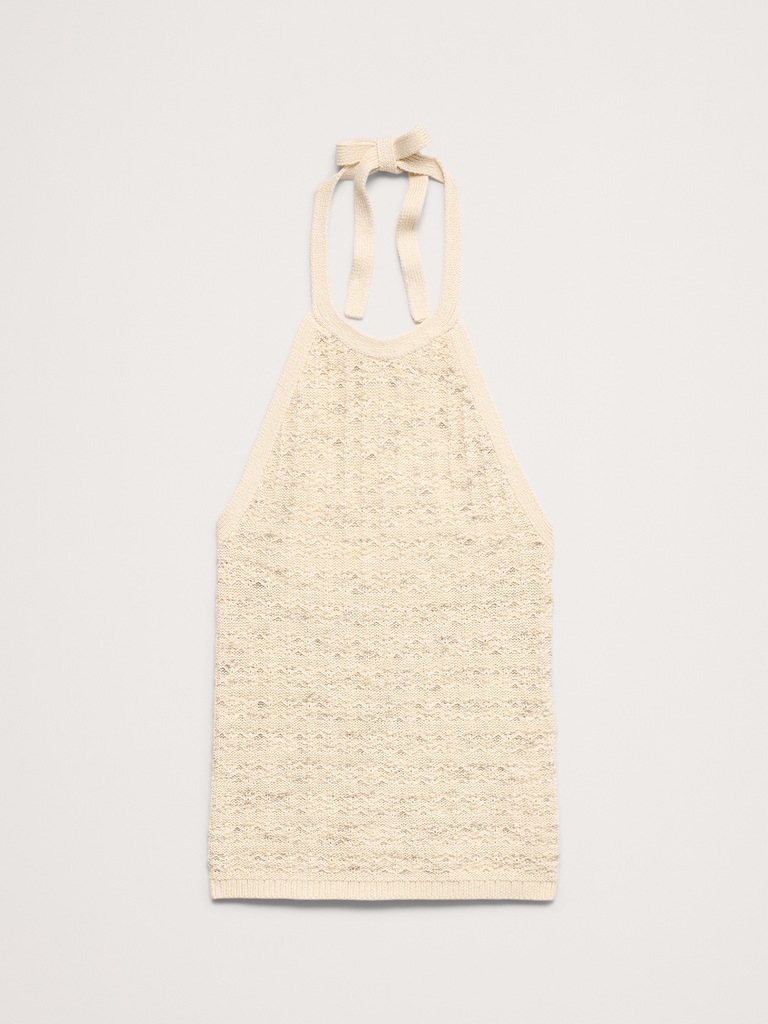 Cotton Cable-Knit Tank