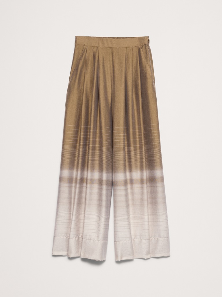 High-Rise Wide-Leg TENCEL™-Nylon Palazzo Pant
