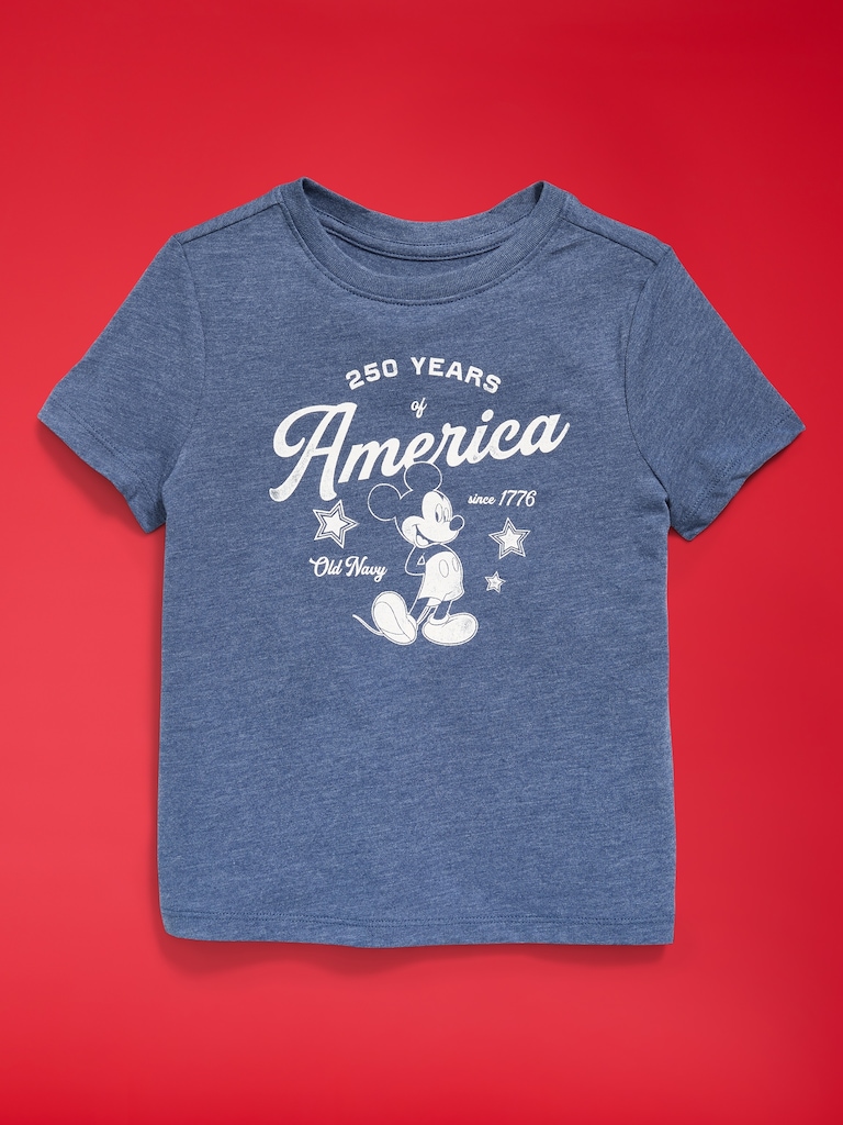 Old Navy x Disney Mickey Mouse Unisex Logo-Graphic T-Shirt for Toddler