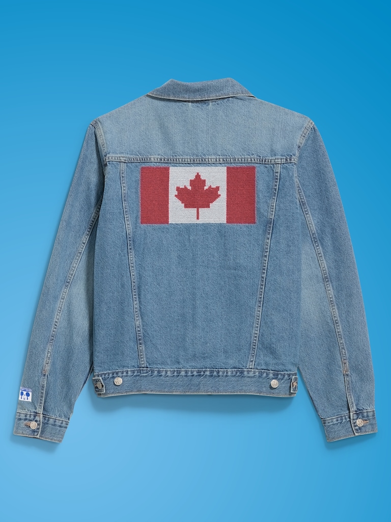 Veste camionneur en denim Mickey Mouse Old Navy x Disney pour adulte