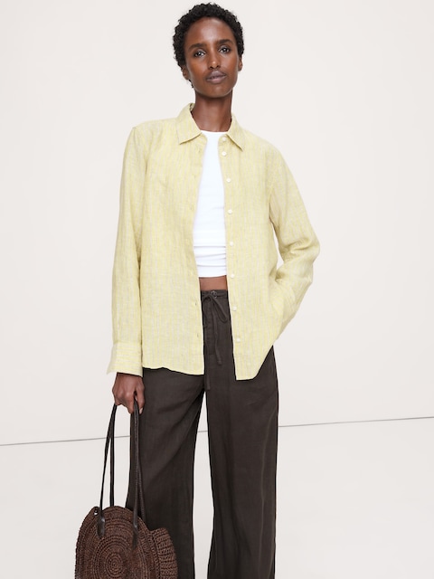 Women's Yellow Tops & Shirts | Banana Republic