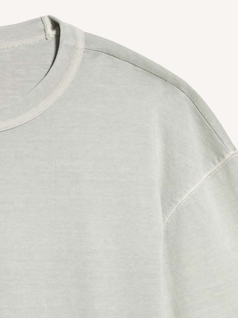 Garment-Dyed Heavyweight Cropped T-Shirt