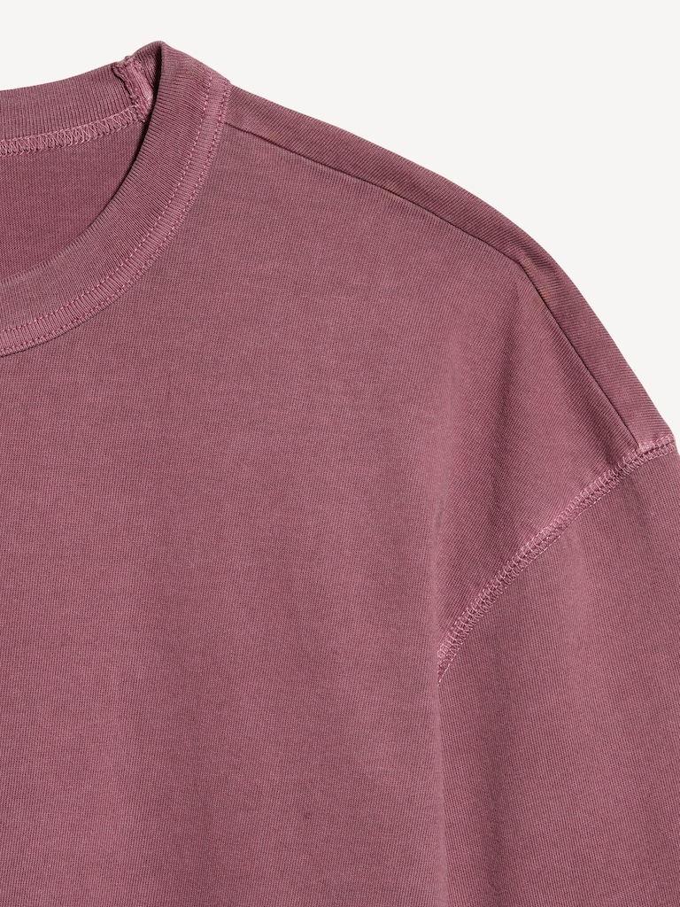 Garment-Dyed Heavyweight Cropped T-Shirt