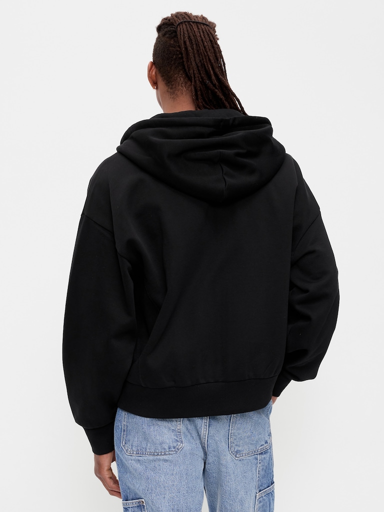 Oversized Heavyweight Full-Zip Rotation Hoodie