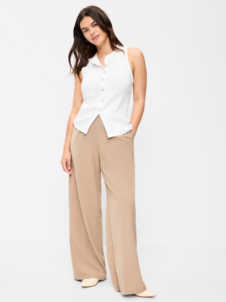 High-Waisted Billie Wide-Leg Trouser