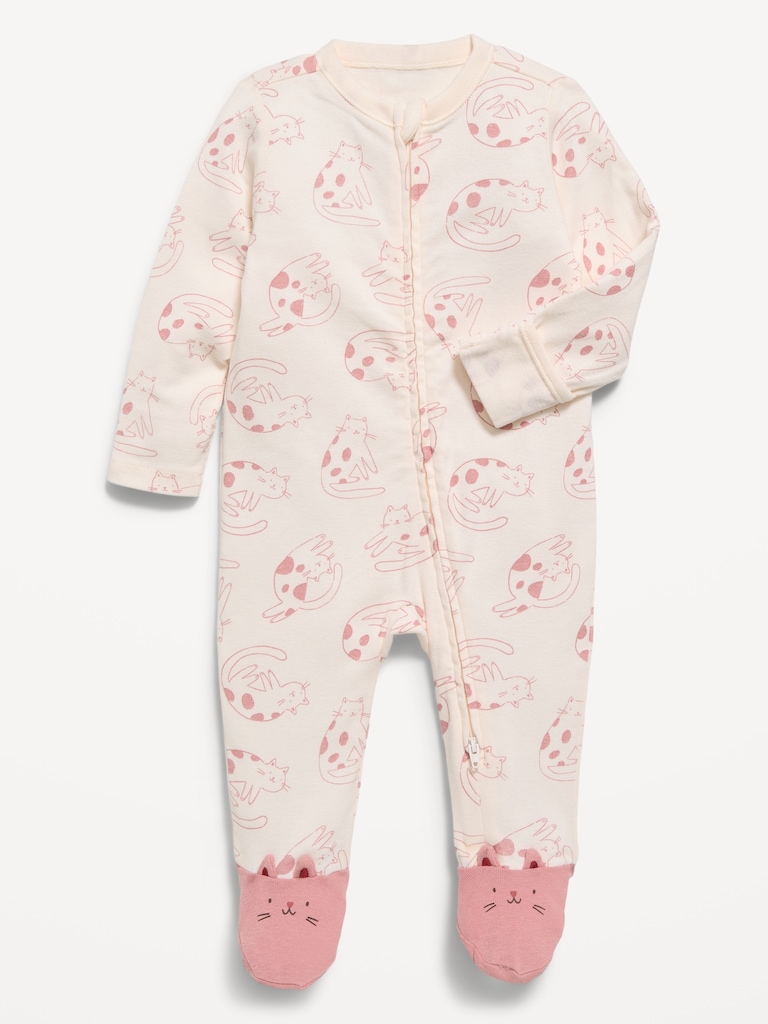 2-Way-Zip Sleep & Play Footed One-Piece for Baby