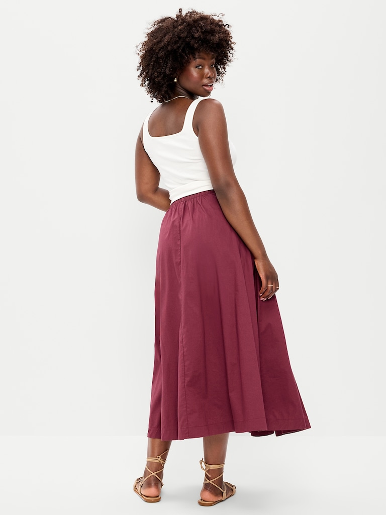 Poplin Mini Skirt