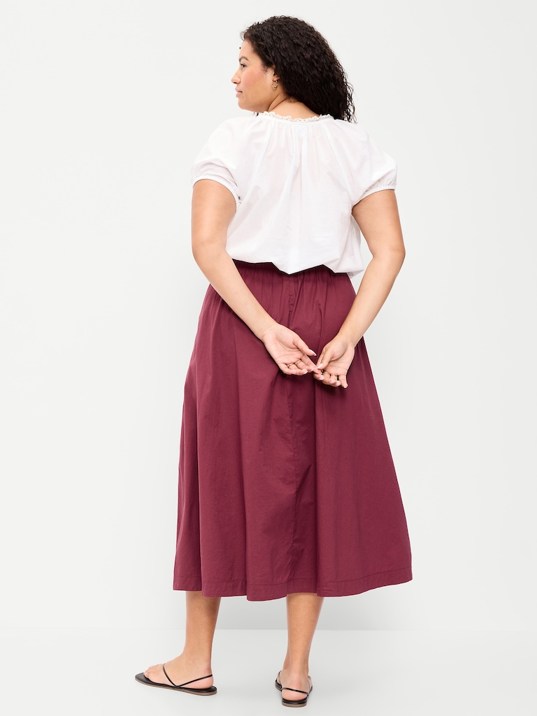 Poplin Mini Skirt