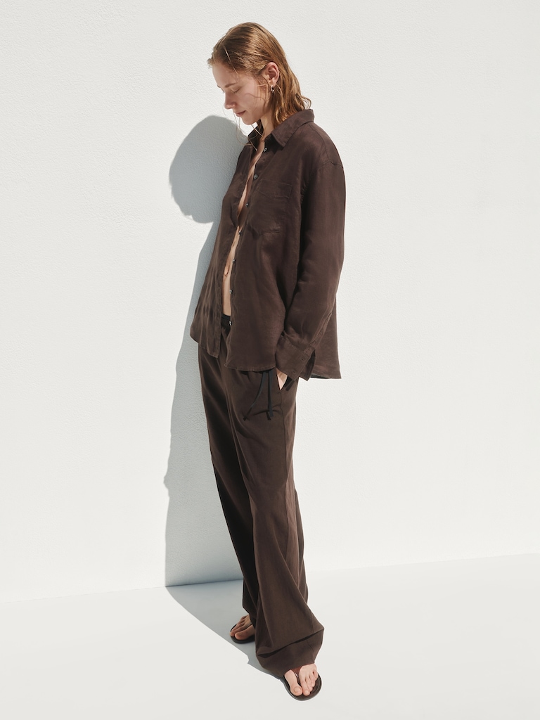 100% Linen Oversized Shirt