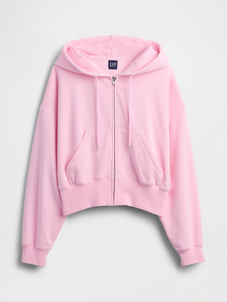 VintageSoft Wedge Zip Hoodie