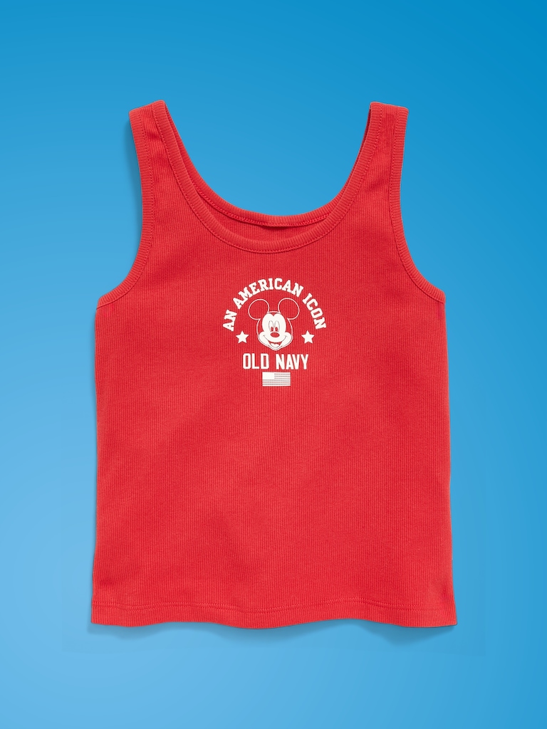 Old Navy x Disney Mickey Mouse Fitted Tank Top for Girls