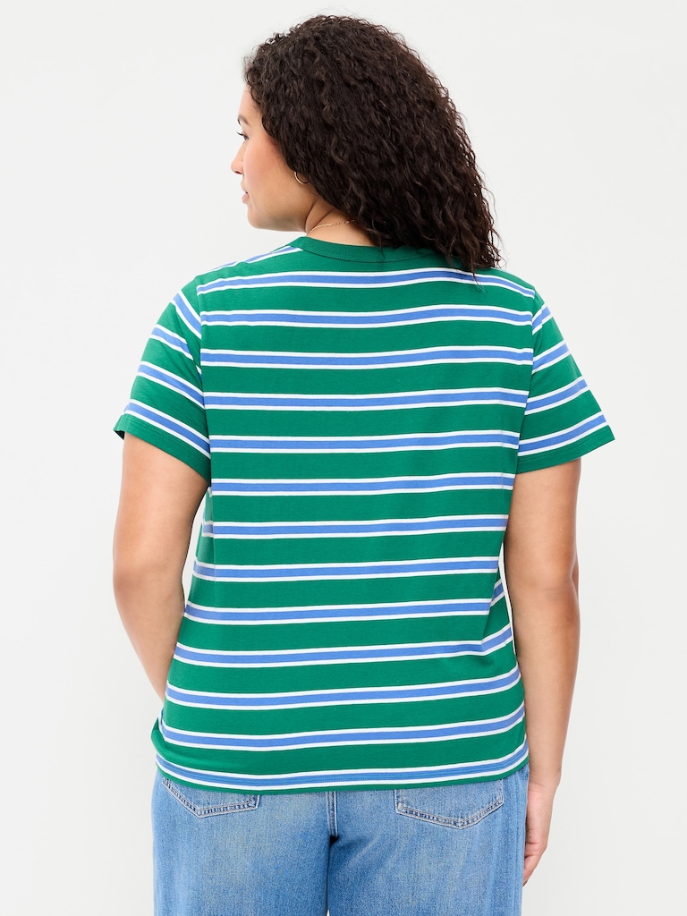 EveryWear Crew-Neck Striped T-Shirt