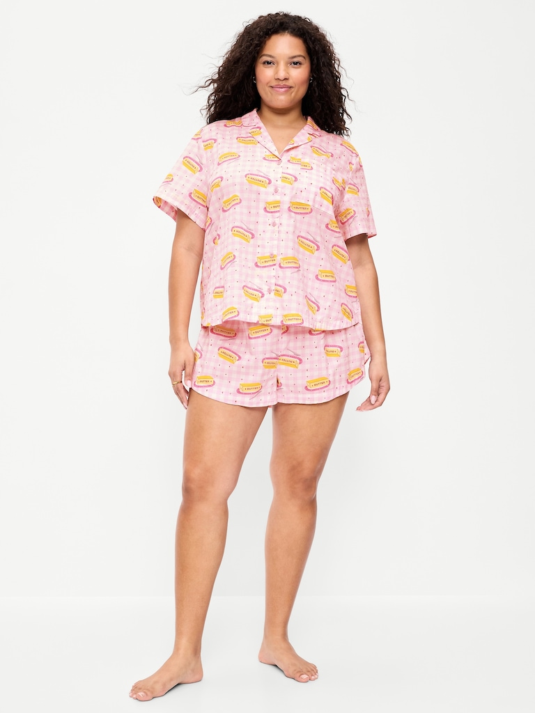 Poplin Pajama Short Set