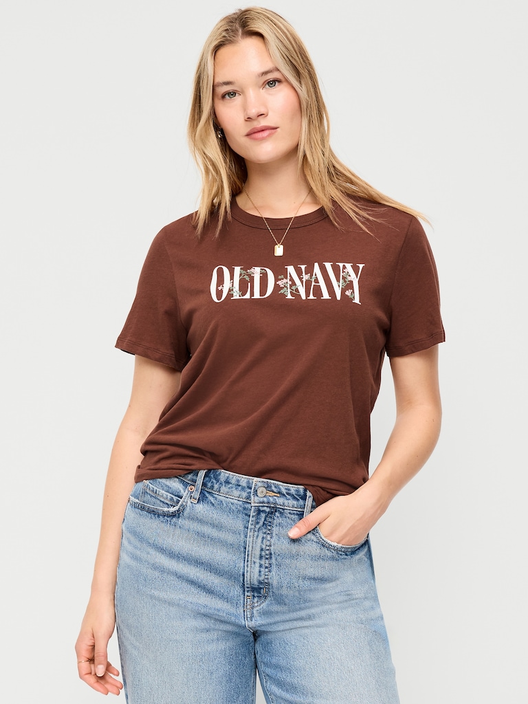 EveryWear Crew-Neck Logo-Graphic T-Shirt