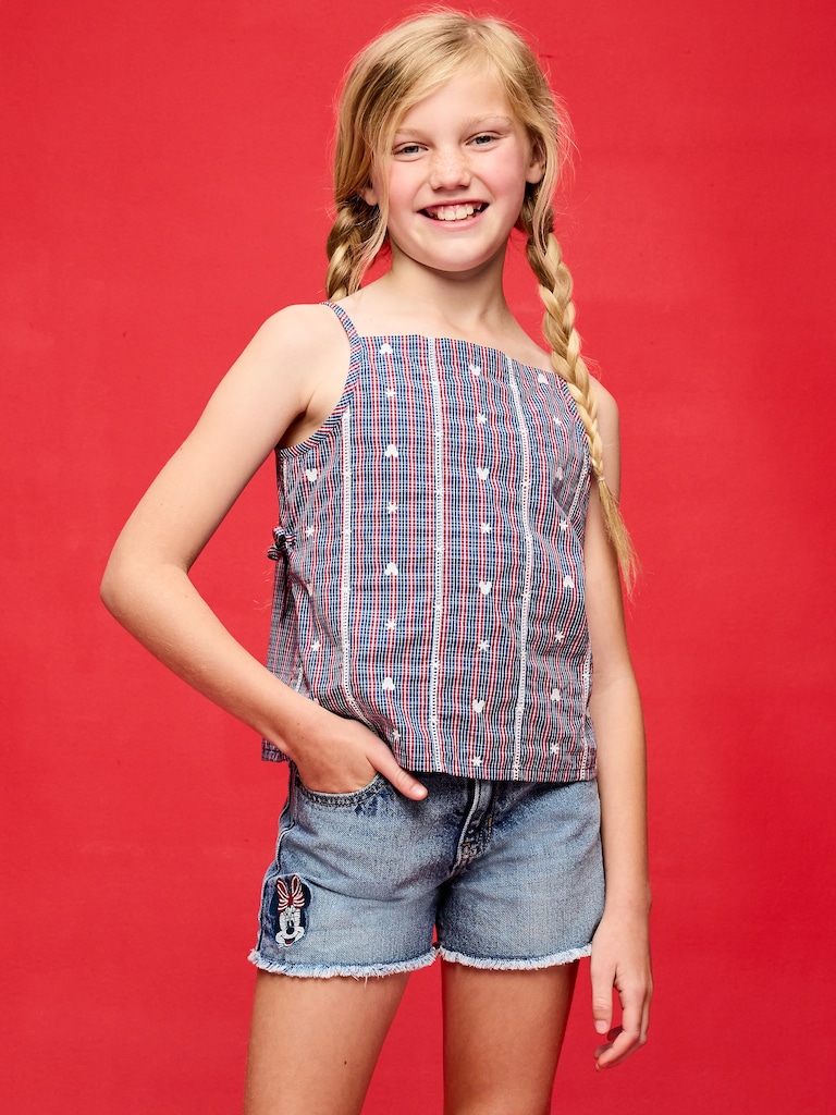 Old Navy x Disney Mickey Mouse Sleeveless Side-Tie Top for Girls