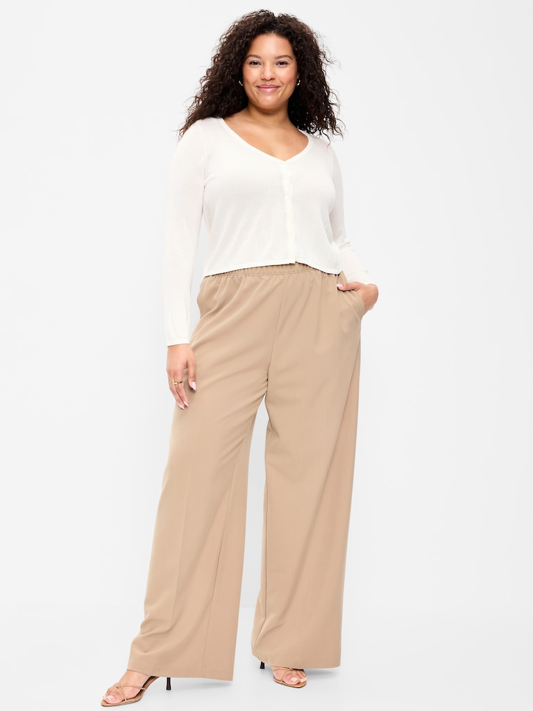 High-Waisted Billie Wide-Leg Trouser