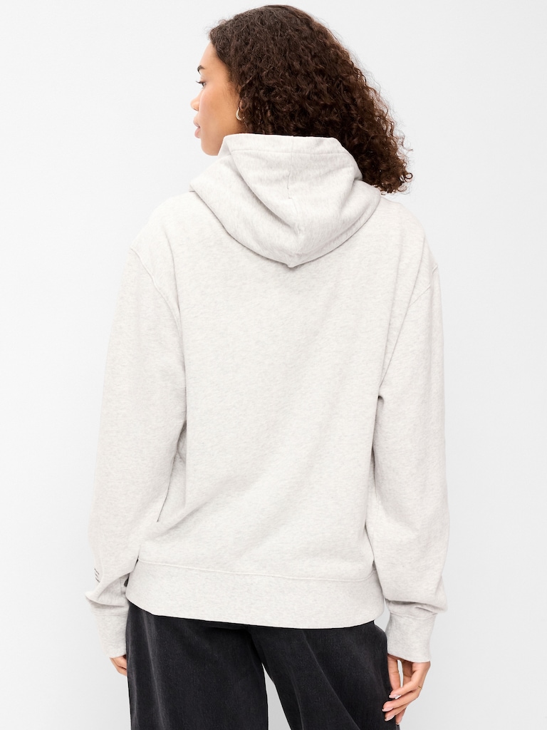 Logo-Graphic Popover Hoodie