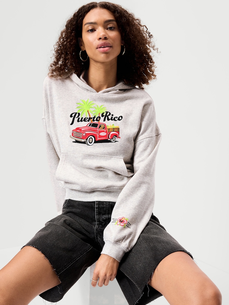 Oversized Pullover Graphic Hoodie Sweatshirt