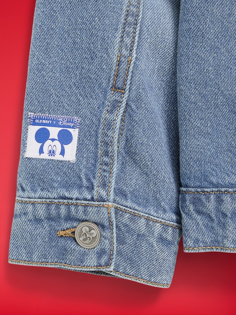 Veste de camionneur en denim à logo Mickey Mouse Old Navy x Disney unisexe pour enfant