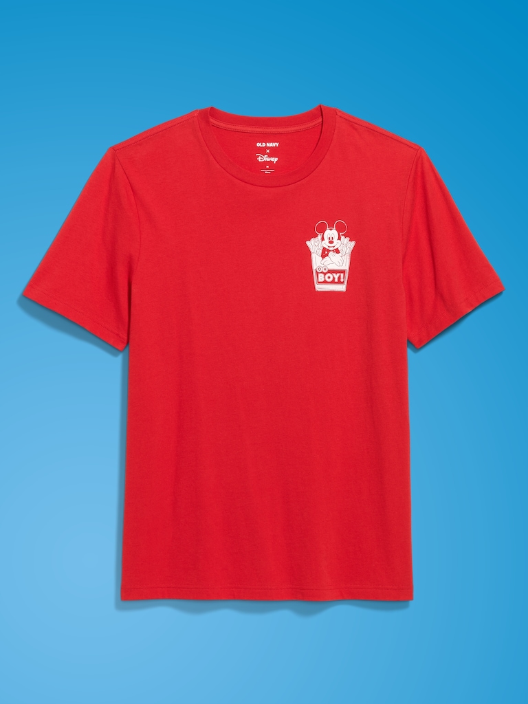 Old Navy x Disney Mickey Mouse Logo-Graphic T-Shirt for Adults