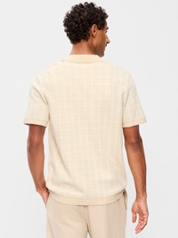 Short-Sleeve Sweater Shirt