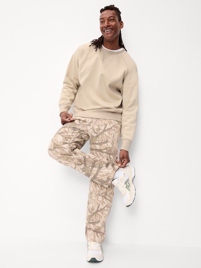 Oversized Heavyweight Crew-Neck Sweatshirt