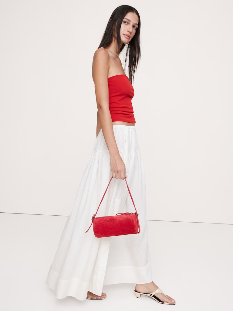 Leather Barrel Bag