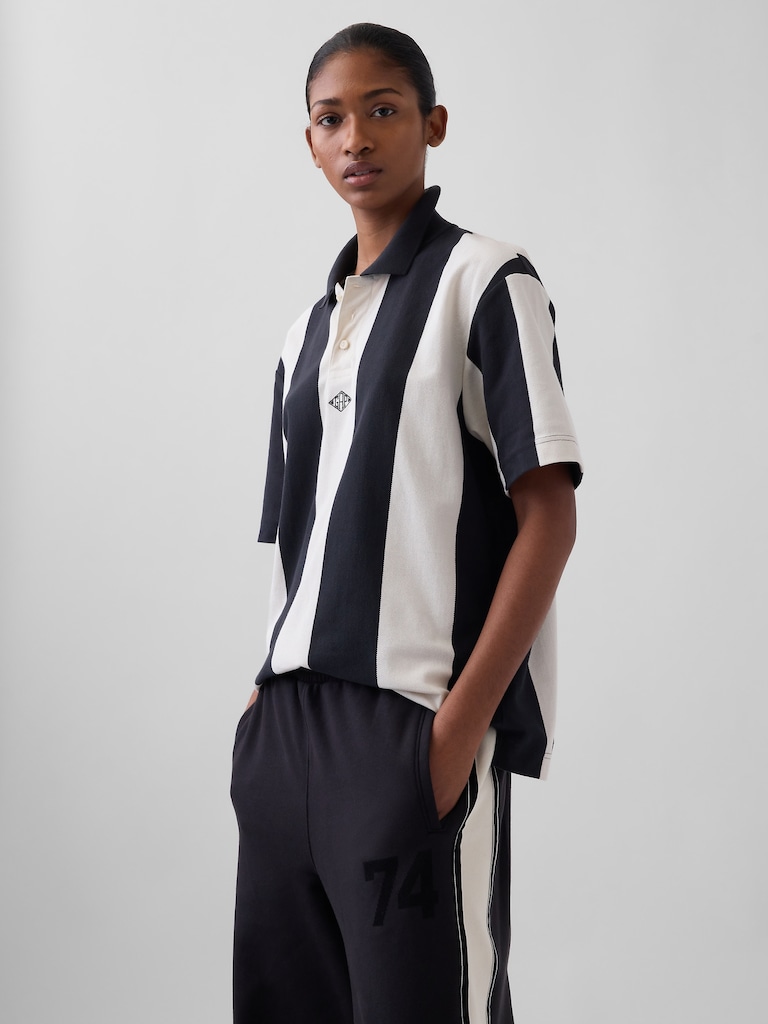 OuiGap Relaxed Pique Polo