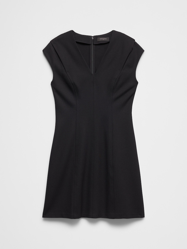 Ponte Seamed Hourglass Mini Dress