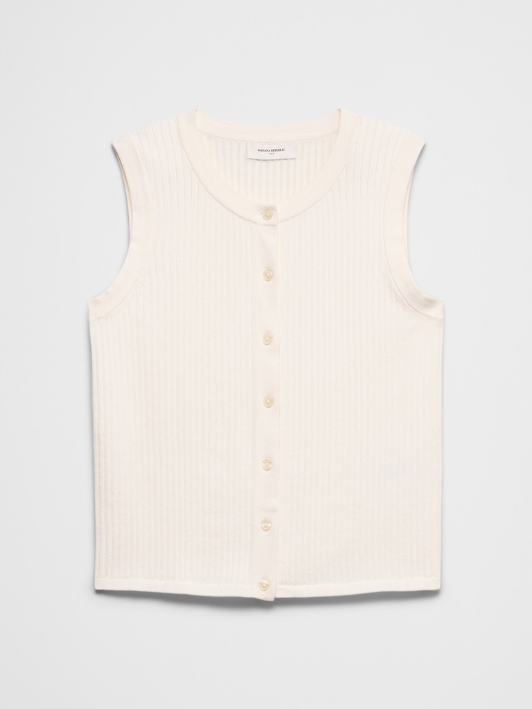 Ribbed Sweater Tank
