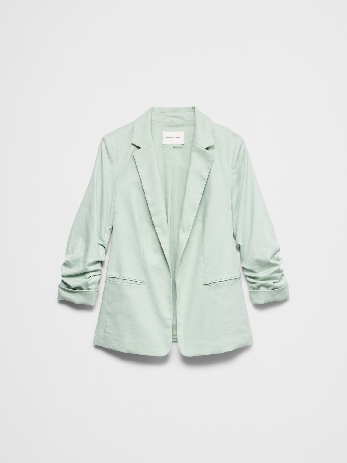 Linen-Blend Hayden Blazer