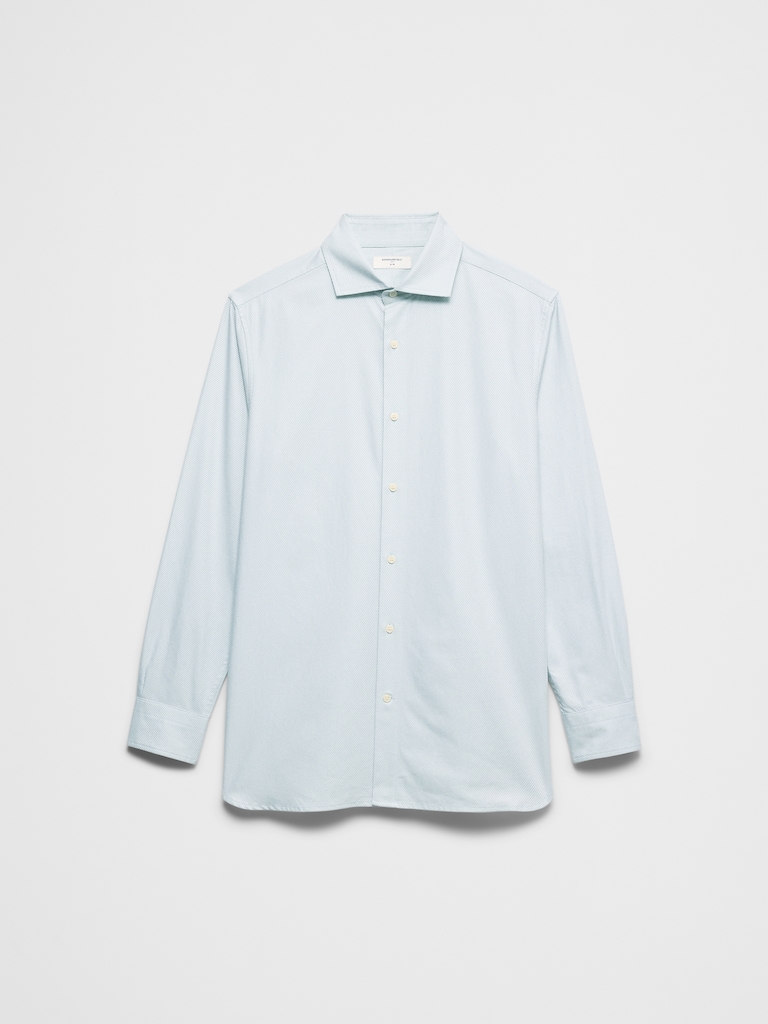 Slim-Fit Dobby Dress Shirt