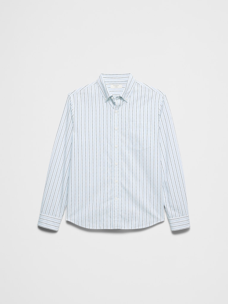 Standard-Fit Seersucker Shirt