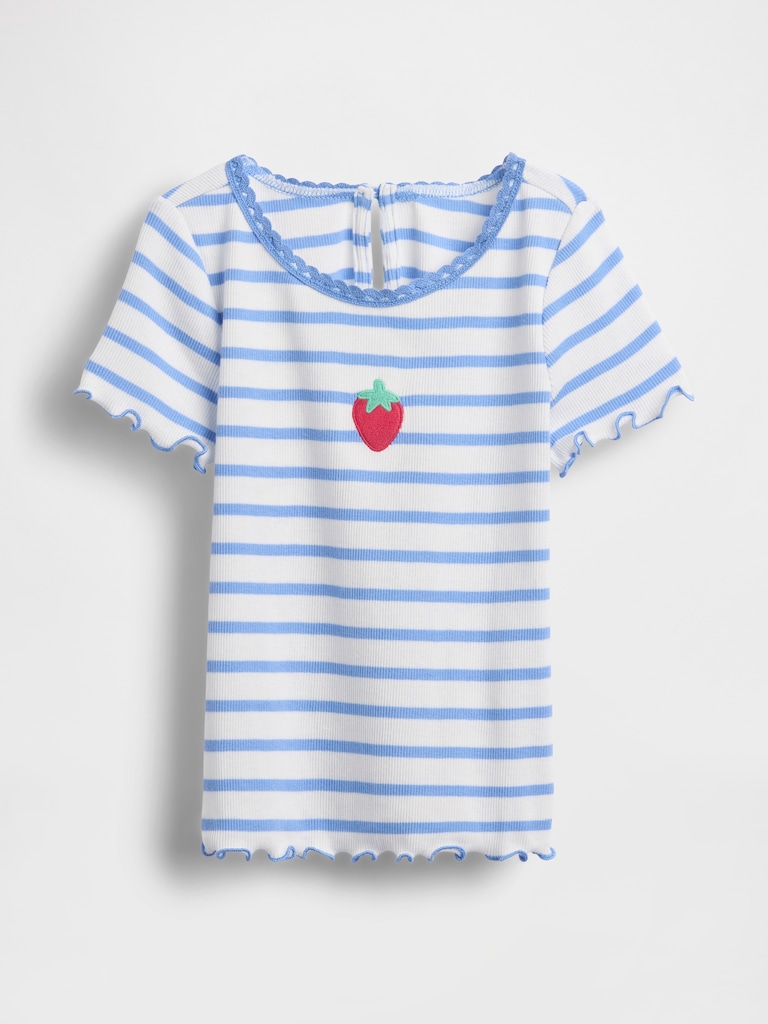 Baby & Toddler Embroidered Rib T-Shirt