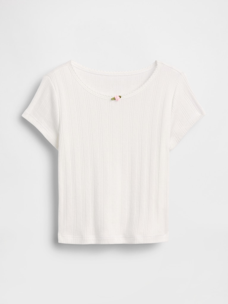 Baby & Toddler Pointelle Rib T-Shirt