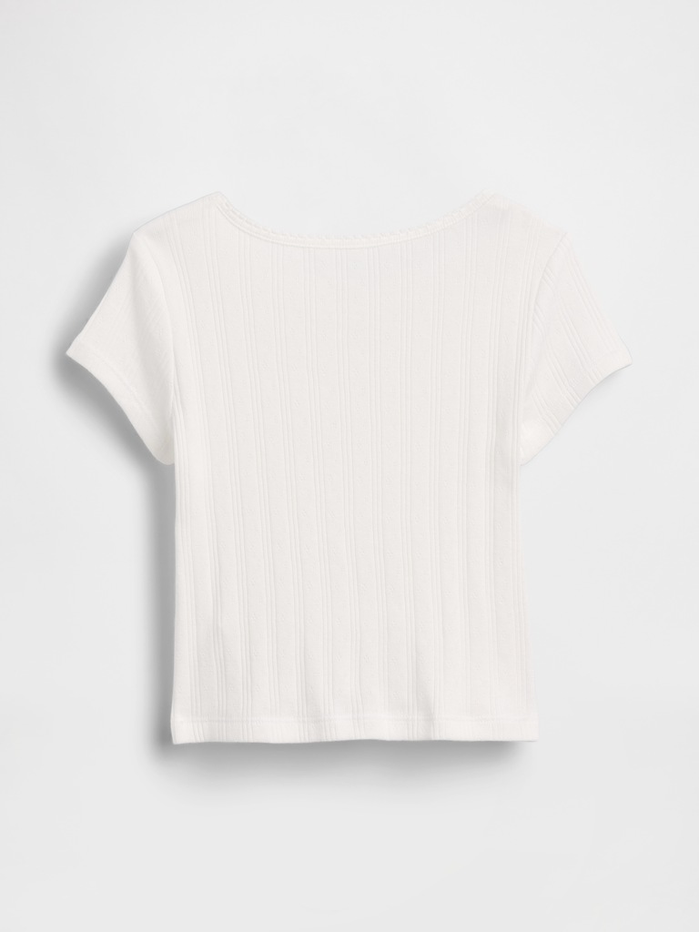 Baby & Toddler Pointelle Rib T-Shirt