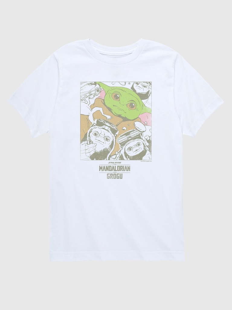 Kids Star Wars Grogu And Friends Graphic T-Shirt