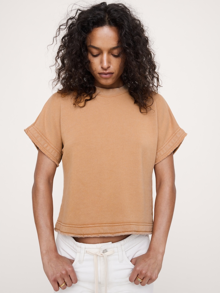 Terry Sweatshirt Tee