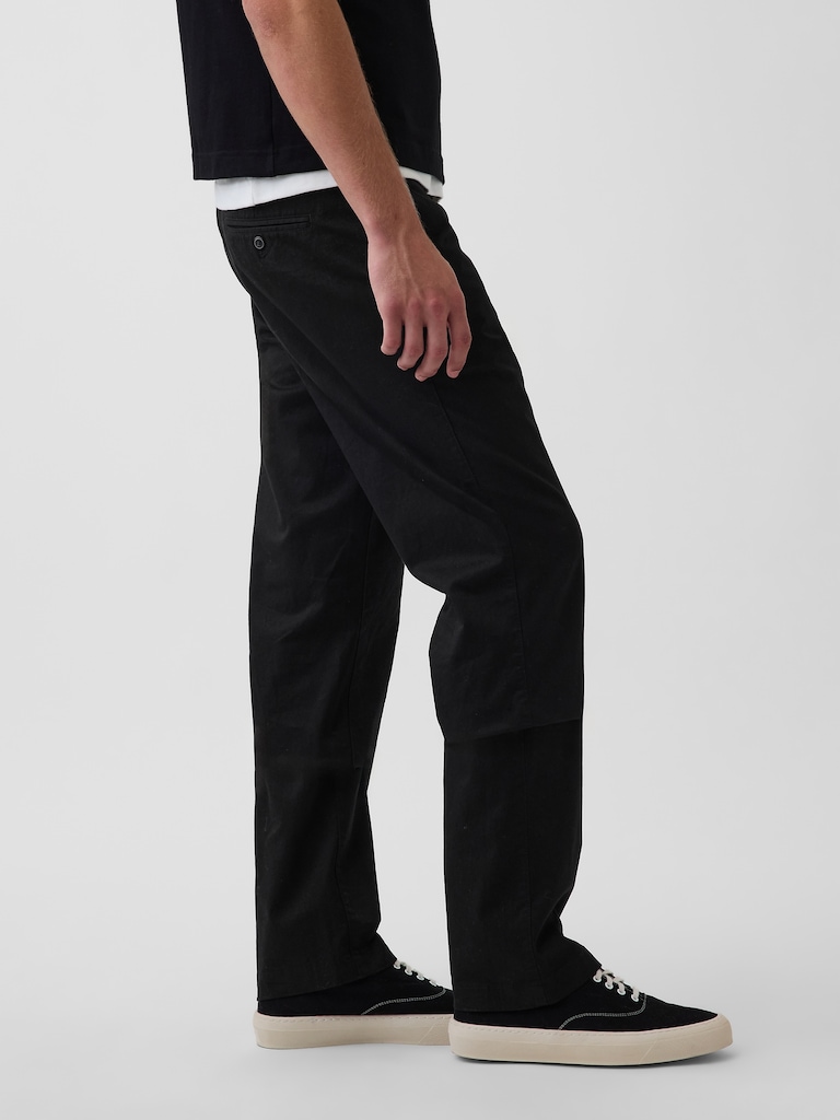 Modern Straight Khakis