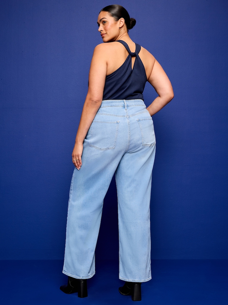 High-Waisted Wow Wide-Leg Jeans