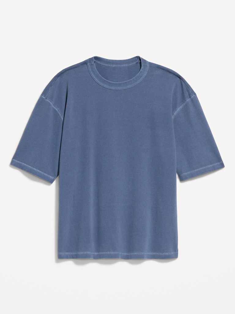 Garment-Dyed Heavyweight Cropped T-Shirt