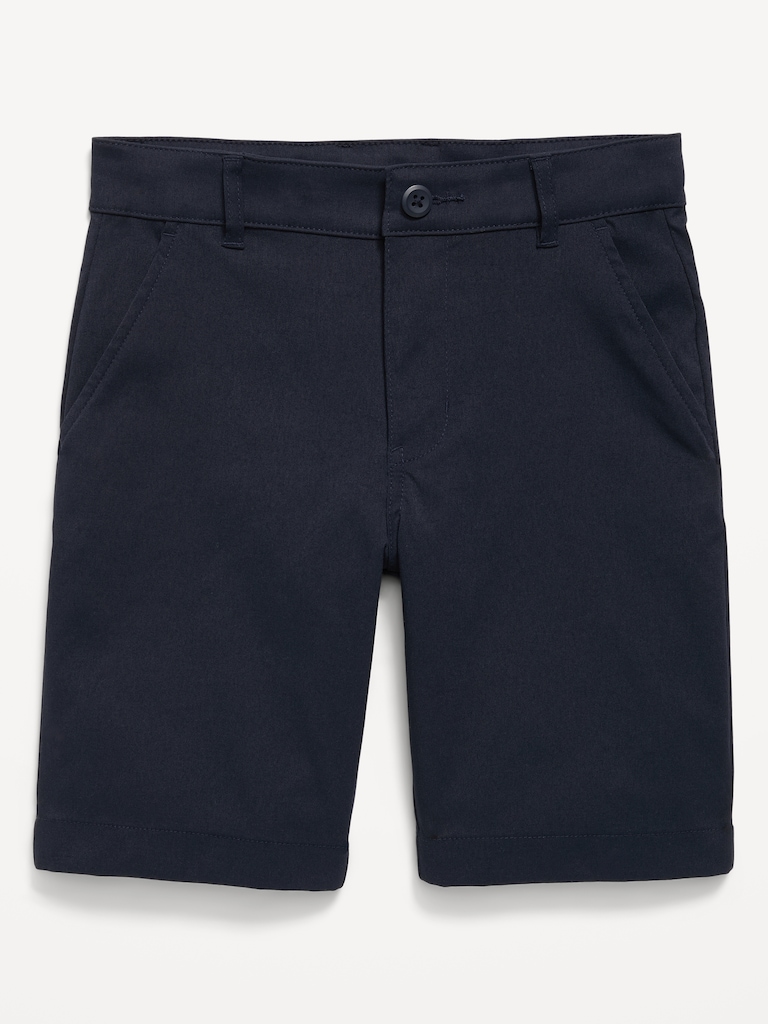 School Uniform Quick-Dry Tech Knee Length Shorts for Boys