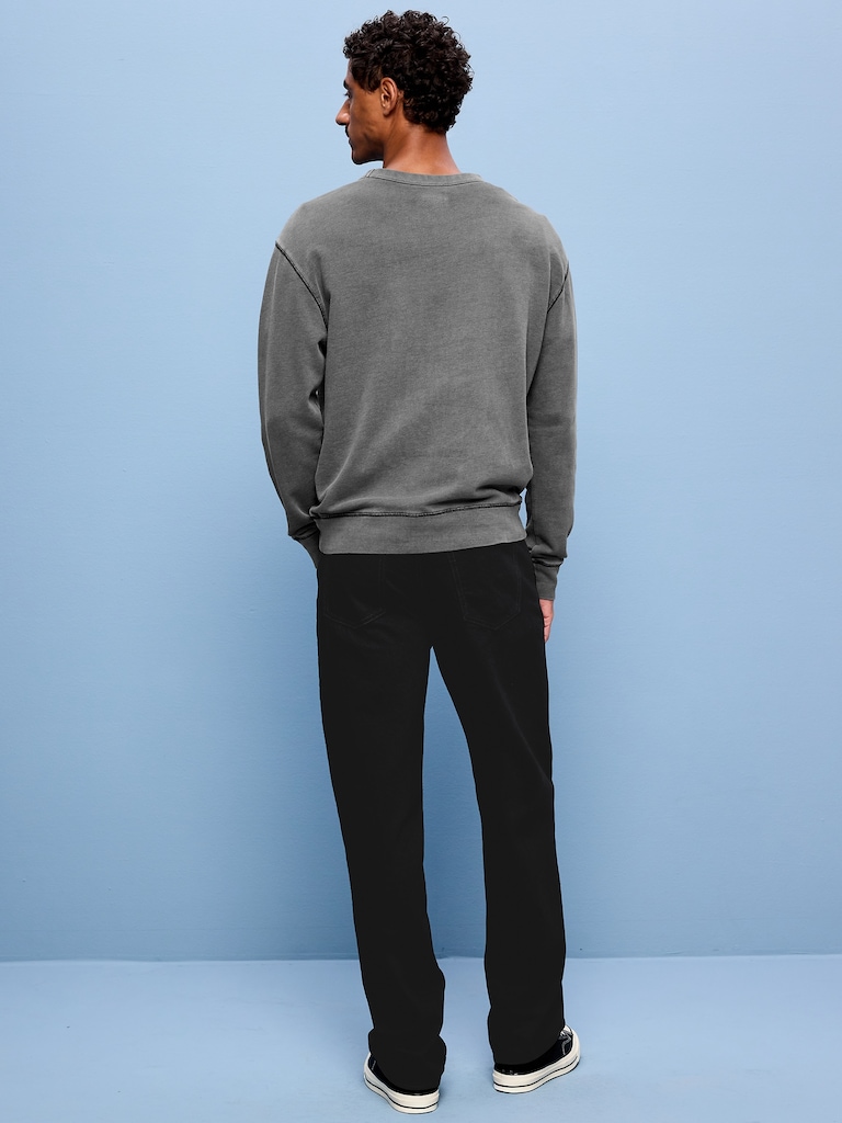 Structured Loose Non-Stretch Jeans