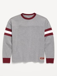 Oversized Long-Sleeve Graphic T-Shirt for Boys