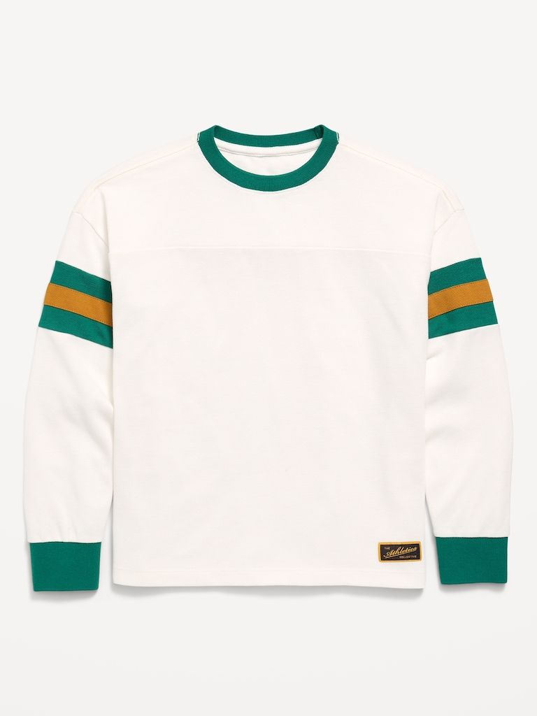 Oversized Long-Sleeve Graphic T-Shirt for Boys