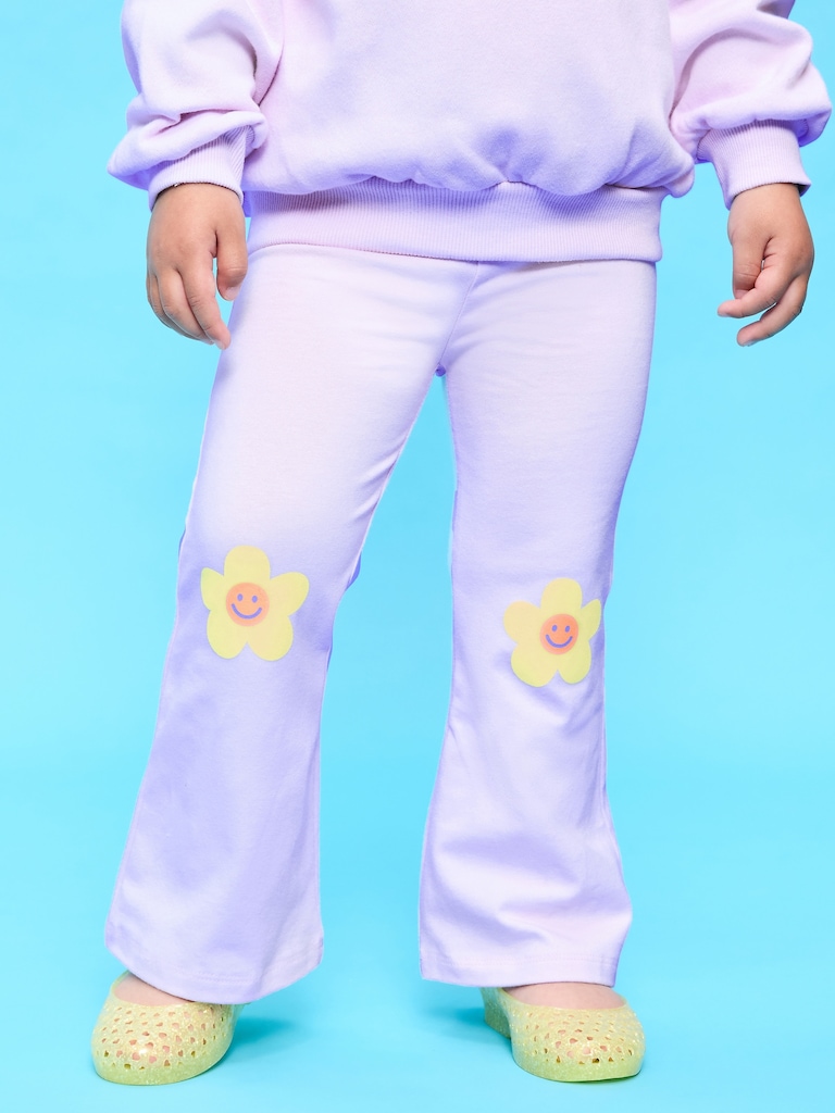 Birthday Flared Leggings for Toddler Girls