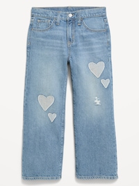 High-Waisted Baggy Wide-Leg Jeans for Girls