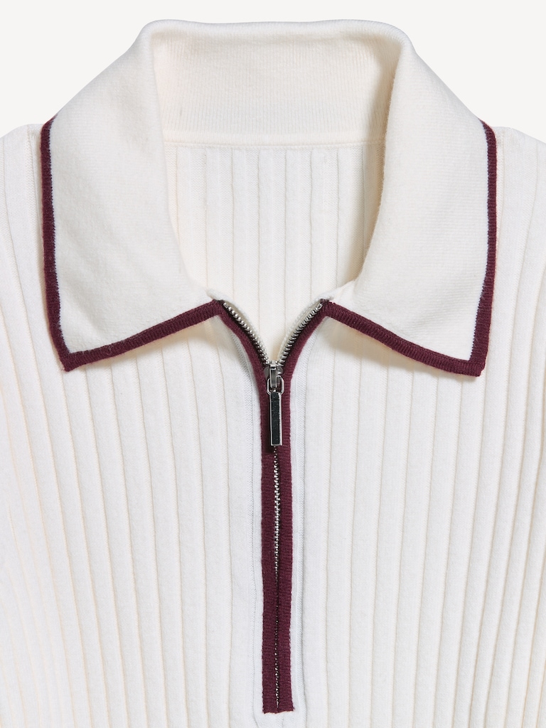 Long-Sleeve Half-Zip Top