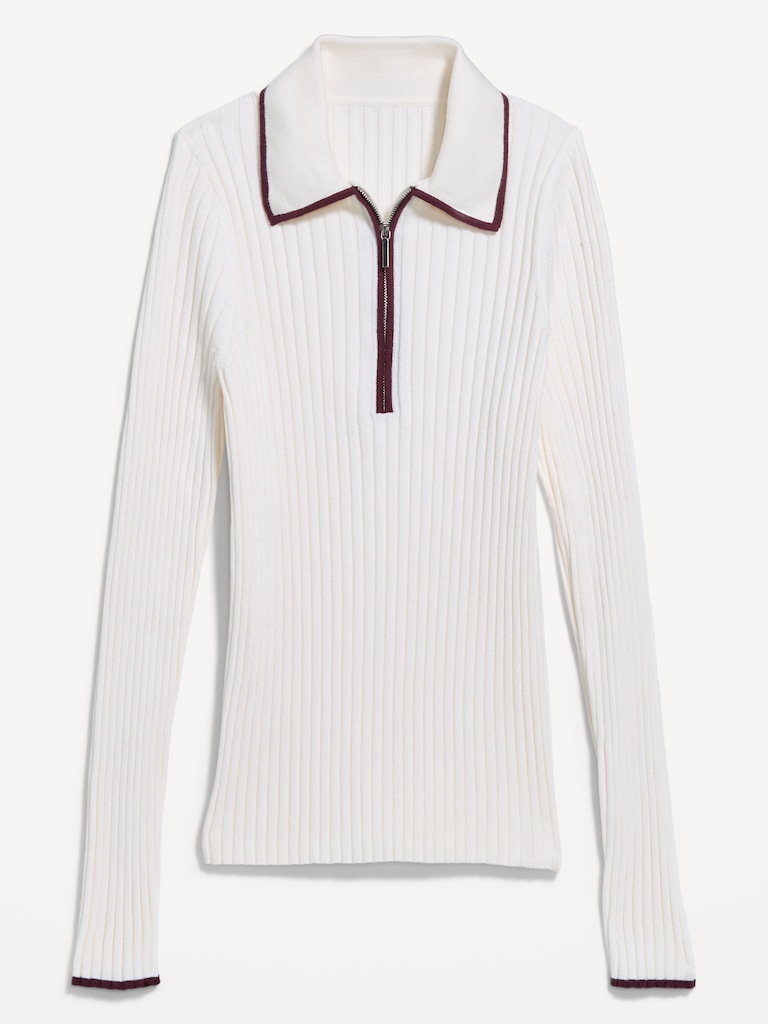 Long-Sleeve Half-Zip Top