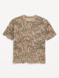 Oversized Short-Sleeve Pocket T-Shirt for Boys